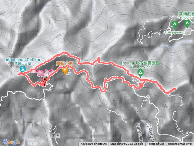 李棟山 泰平山 馬望僧侶山