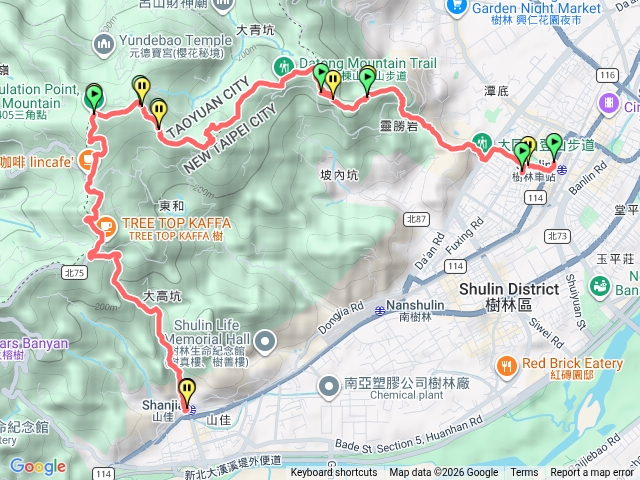樹林車站到山佳車站