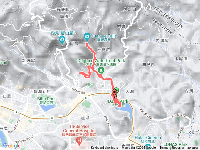 大溝溪步道 碧湖步道大湖公園