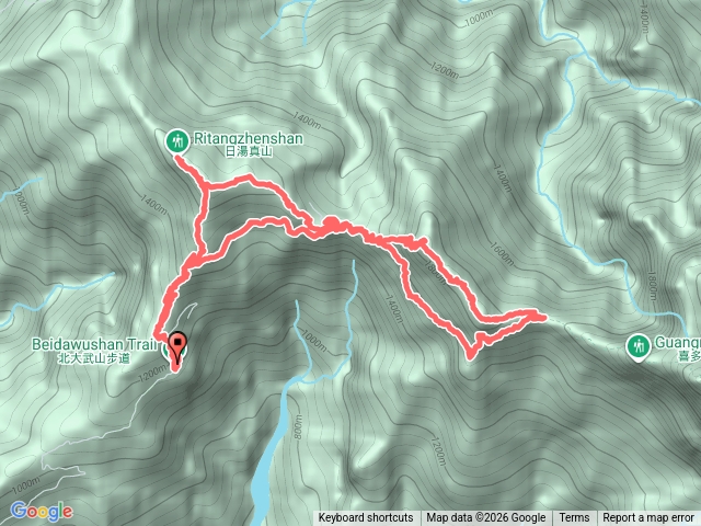 西大武山西北峰 - 1899峰預覽圖
