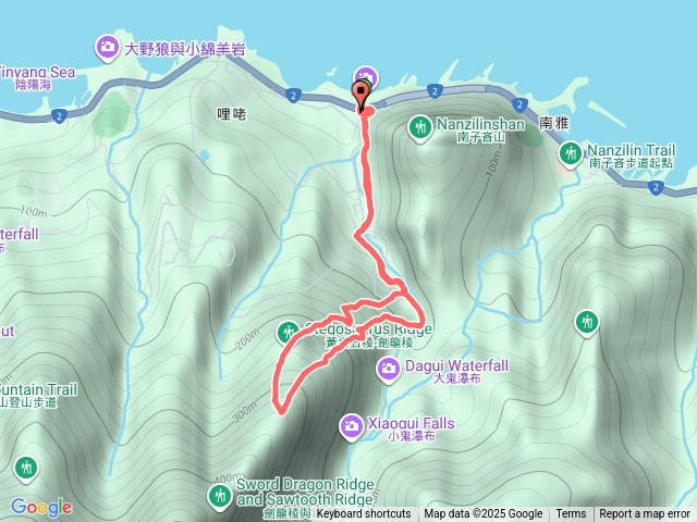 鋸齒稜A段--381峰--劍龍稜小O型