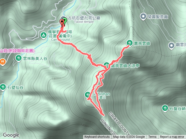 嘉南雲峰石壁山好望角預覽圖