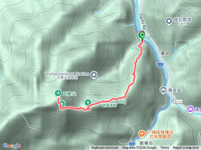 五寮尖原路返回預覽圖