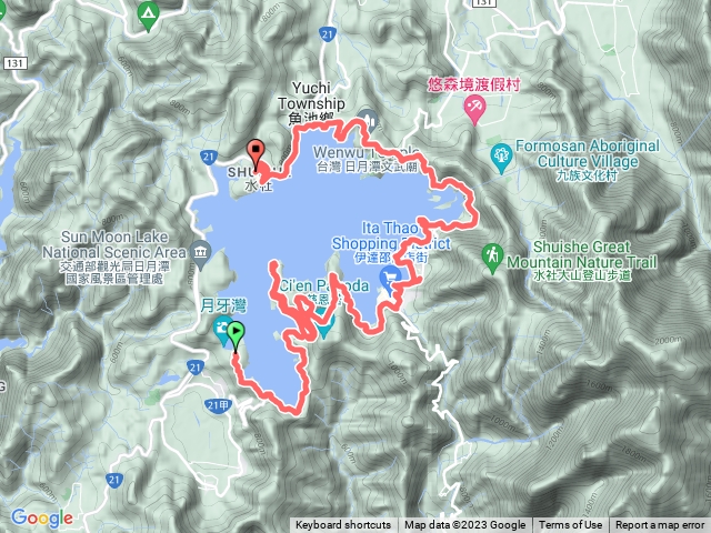 日月潭環湖自行車