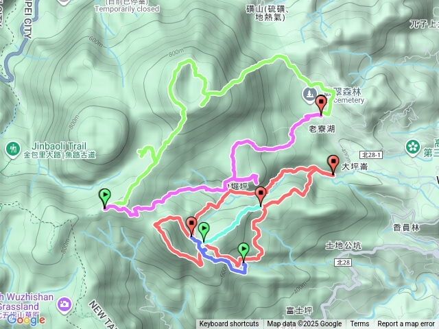 鹿崛坪越嶺古道、大尖茶行遺址、大尖山、鹿崛坪古道O型走20250807