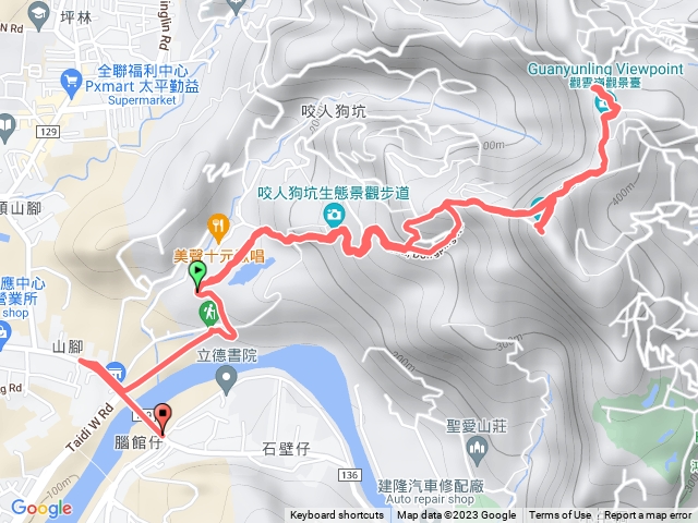 咬人狗坑-三汀山望高寮-觀雲臺