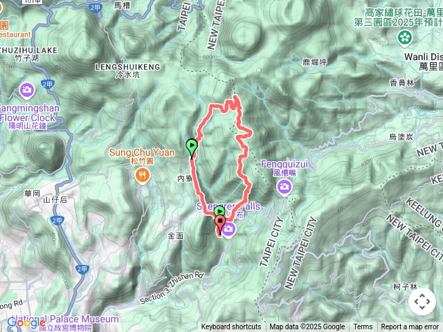 杏林山杏林北山瑪礁古道
