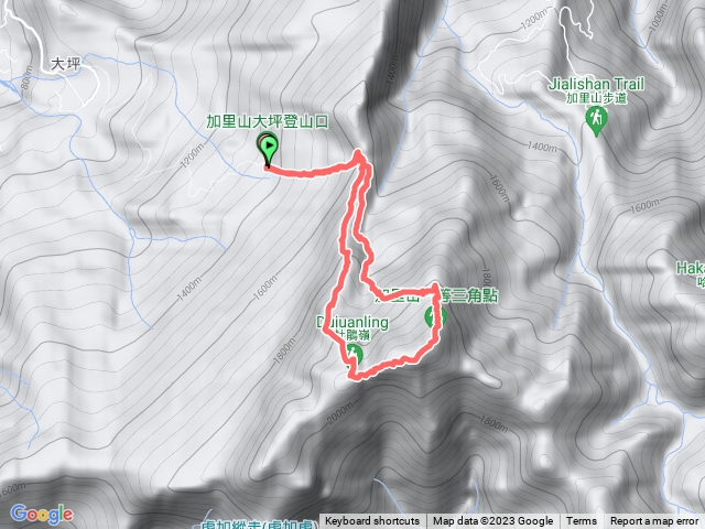 加里山大坪登山P型