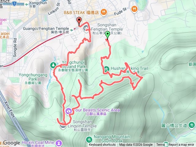 虎山溪步道-南港山步道-黃蟬園路線-豹山溪步道預覽圖