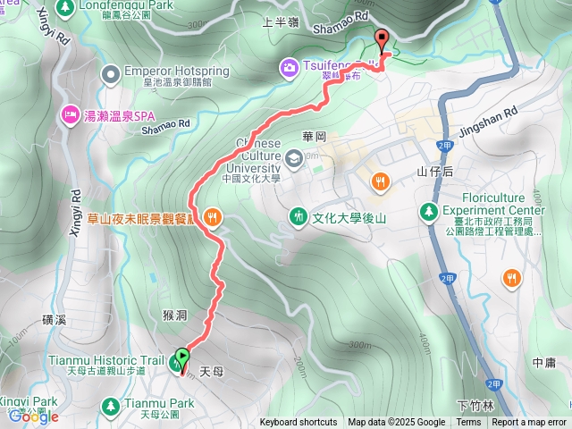 天母水管路古道