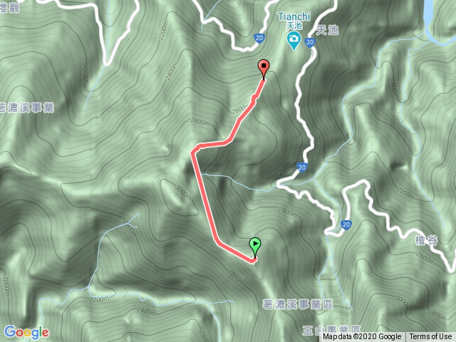 庫哈諾辛山下天池