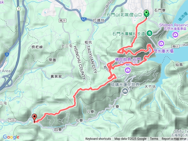 114/1/5-樟之細路（龍潭-關西）-石門山-太元步道-小粗坑山古道*小粗坑山-粗坑路*大竹坑山-山路*十寮山-東畚箕窩山-打牛崎古道*石人崠*老虎山*眺望崠-藥師佛禪寺登山口（關西）預覽圖