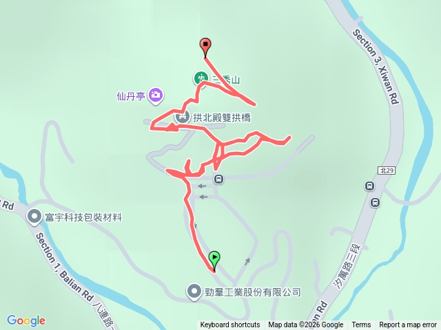 拱北殿賞楓三秀山北港山預覽圖