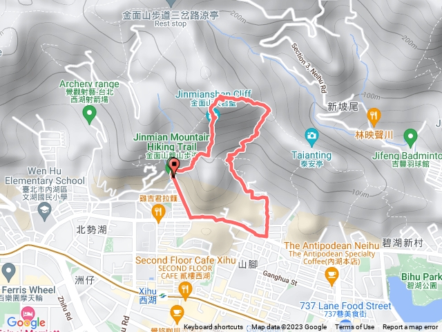 金面山(環山路登山口)