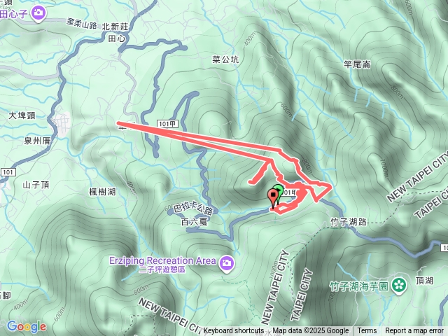 百拉卡山連走菜公坑山