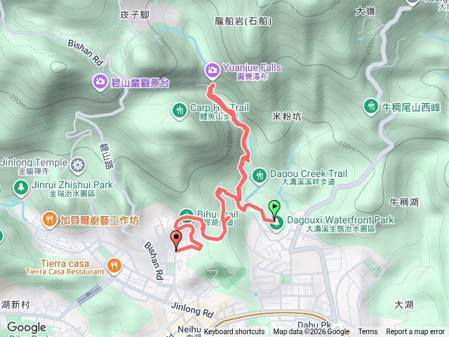 圓覺瀑布與碧湖步道 午後輕裝健行預覽圖