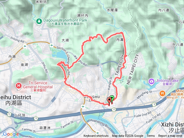 東湖明舉山→老鷲尖山