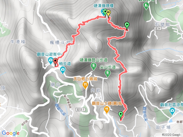 觀音山小北插硬漢嶺