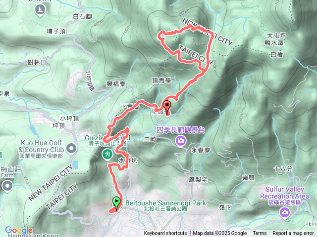 貴子坑-面天山O行