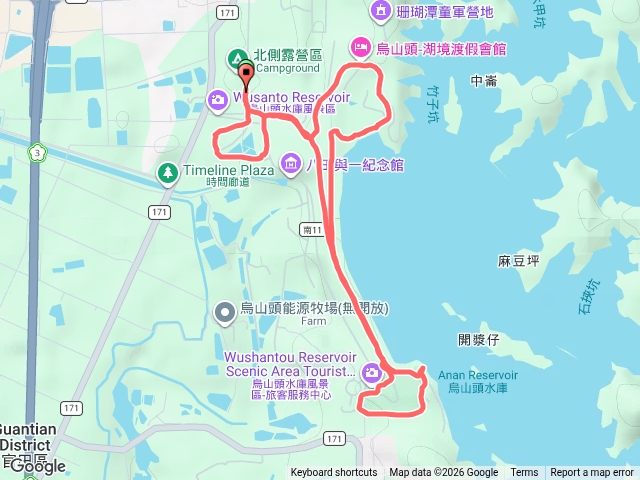 115年全國登山日南部場。烏山頭水庫