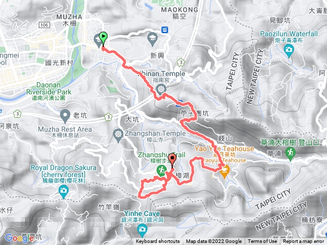 ⛰️台北大縱走 第七段(指南宮→貓空→樟樹步道)-📆2022.07.30