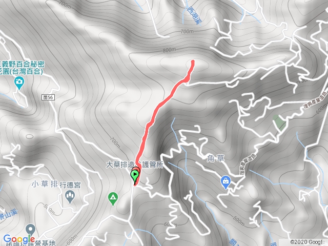 關刀山(小百岳#36)第一登山口來回