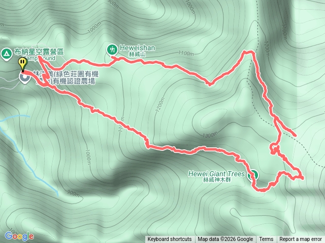 赫威山神木群步道第一登山口-第二登山口小O預覽圖