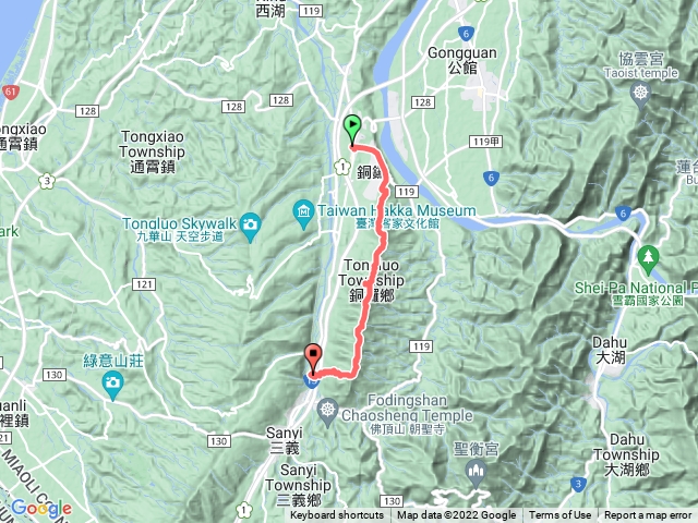 苗栗銅鑼三義三員縱走