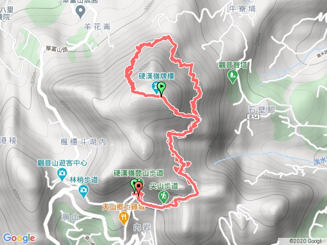 Day 22尖山步道接北橫古道全段上硬漢嶺健走
