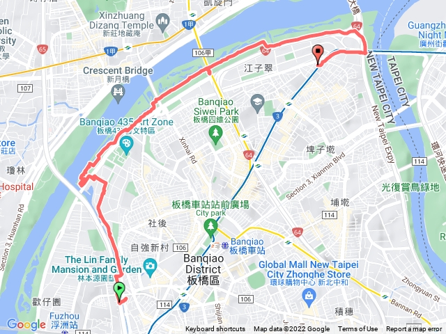 大漢橋左岸自行車道