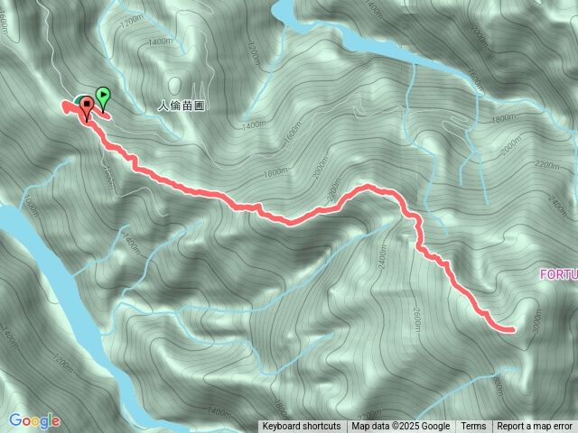 單日西巒大山(人倫管制站)