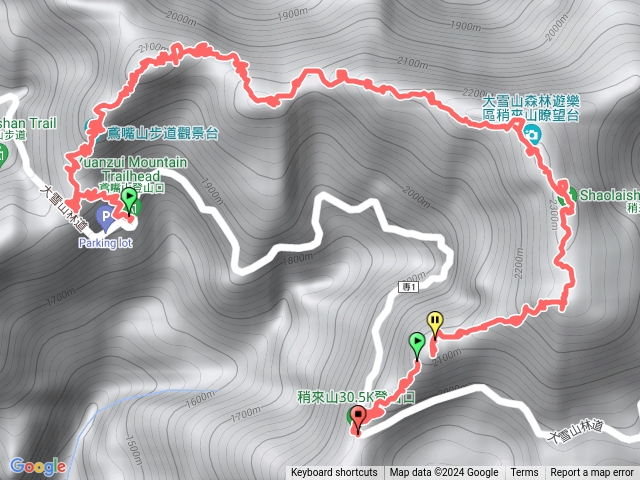 鳶嘴山稍來山稍來山南峰預覽圖