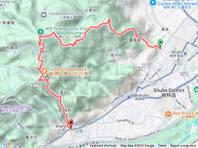 2025微笑山線大縱走尋寶集章任務微笑山線：【大棟山系】405高地段202512061717