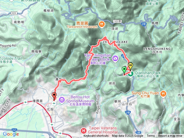 陽明山總站到北投