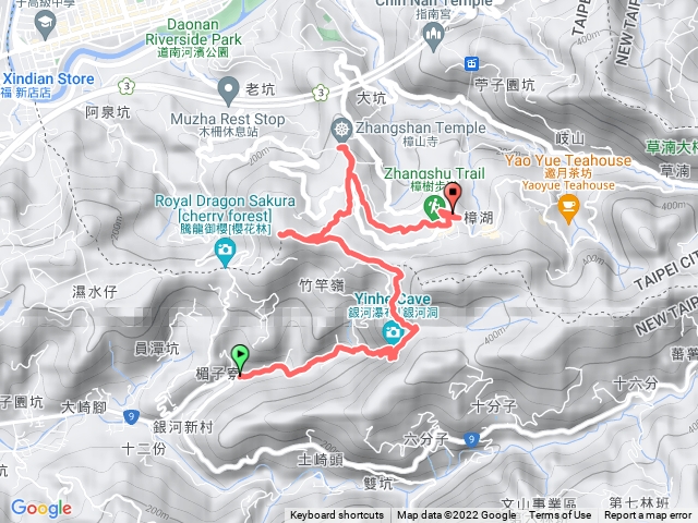 220611 銀河洞越嶺步道 待老坑山 樟山寺 貓纜
