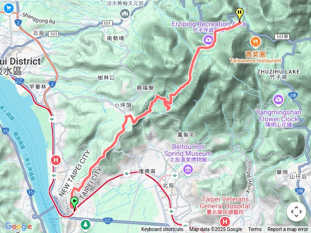 【任務一】2025臺北大縱走臺北大縱走第一段：關渡至二子坪20250322132607