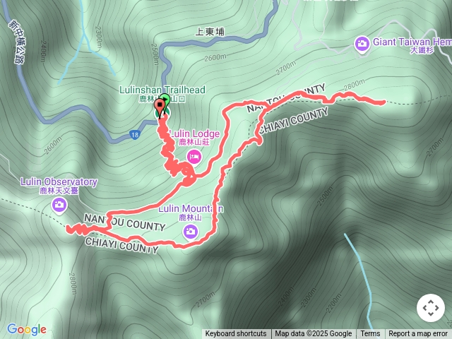 塔塔加前三山小o親民路線
