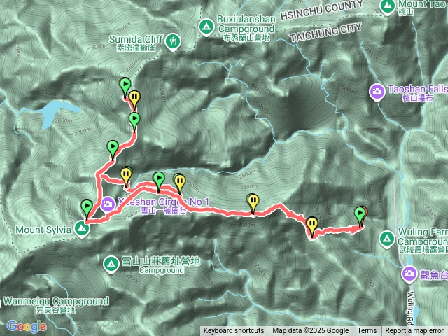 2025/9/6-7雪北+北稜角（宿雪北山屋）
