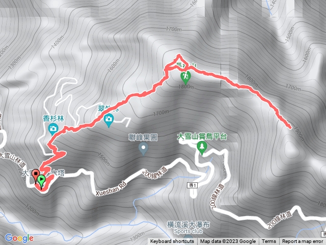 長壽山、夫妻樹、1950峰