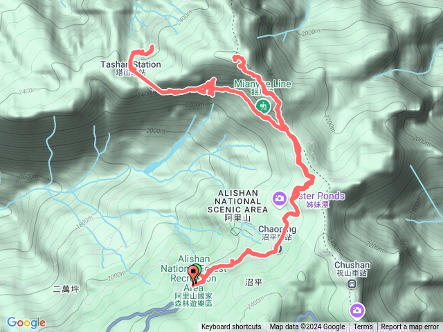 眠月線(未進保護區)+大塔山