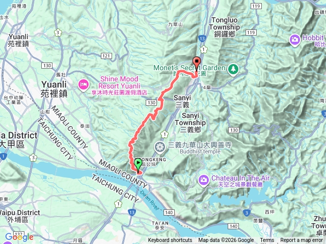 火慈縱走（火炎山縱走慈濟茶園）預覽圖