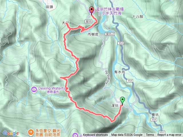鹿谷小半天七連峰（大崙尾山+小坂田山+西勢湖山+田頭山+大柯山）預覽圖