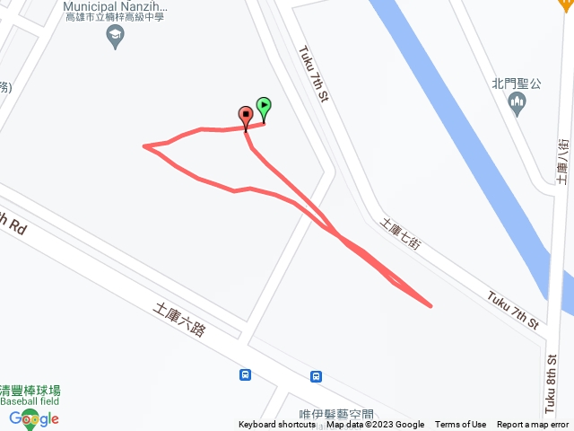 楠梓高中測試路線