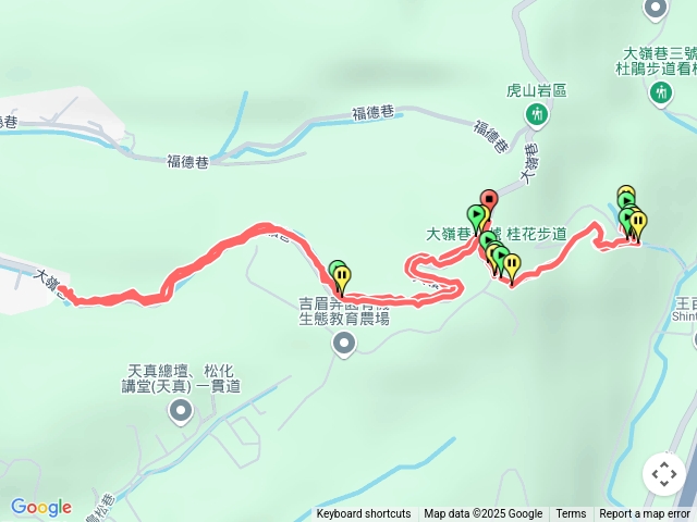 彰化大嶺山1號桂花步道+十二分埔山