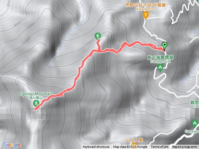 第二登山口 鵝公髻山