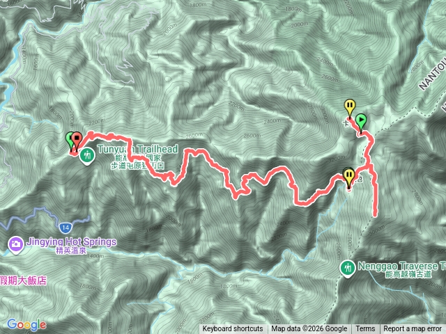 奇萊南華兩天一夜（雲天宮高繞路線）