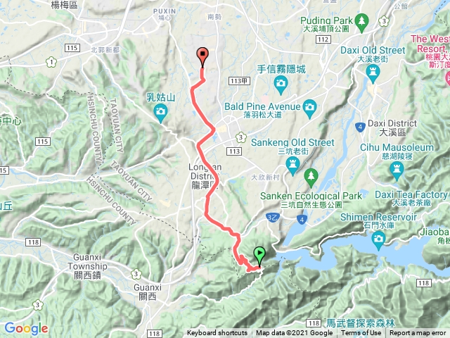 山仔頂公園到佛頭世界收費亭