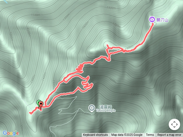 西關刀山北峰.關刀山西峰.關刀山縱走.