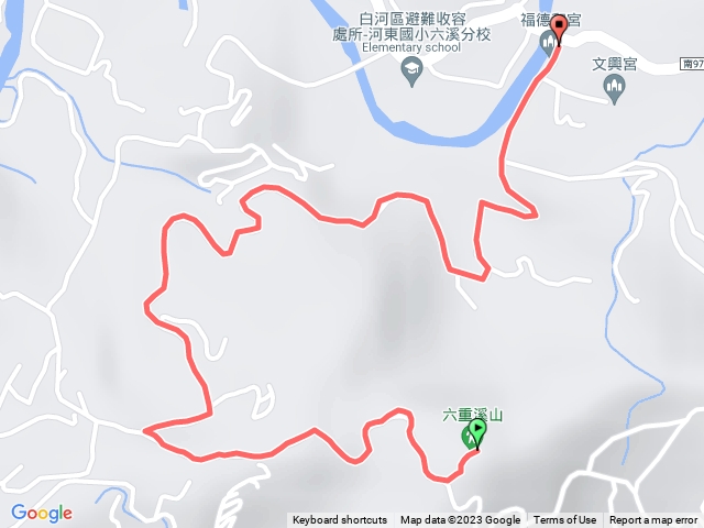 2023-5-5 白河 六重溪山 下山