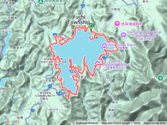 日月潭環潭、頭社山主峰、頭社基點峰預覽圖